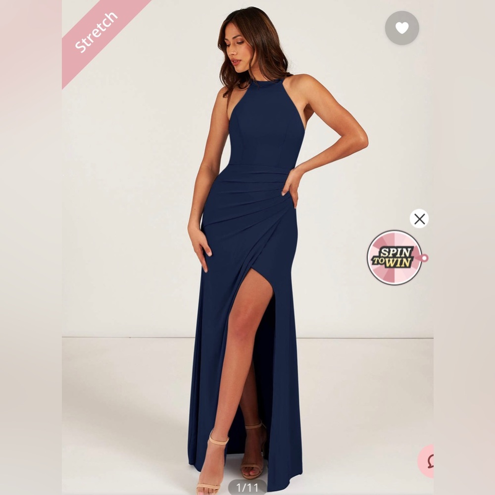 Azazie Galicia navy size 4